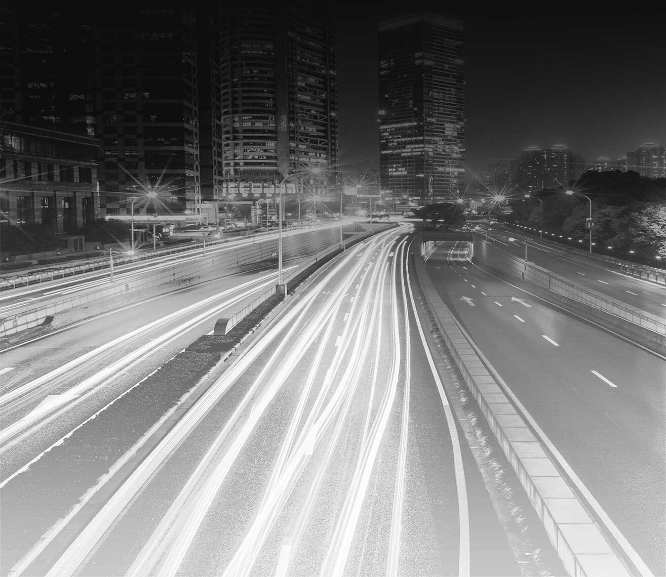 City Street Fast Lights