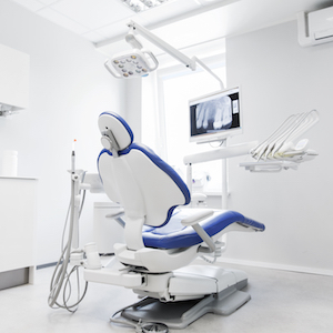 Dental Examination Room Dental Chair with Xray Shown Dental Examination Room Dental Chair with Xray Shown